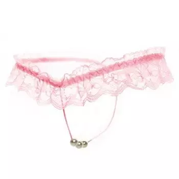 Женские сексуальные стринги, трусы с искусственным жемчугом, стринги, кружевные трусики, нижнее белье