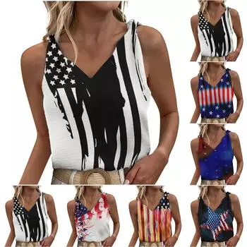 Женские сексуальные топы без рукавов с v-образным вырезом и завязками на бретельках, модные топы с цветочным принтом S белый