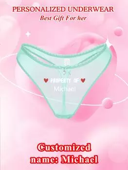 Женские сексуальные трусики с индивидуальными надписями и рисунком в виде сердца, удобные трусики с низкой талией S жёлтый