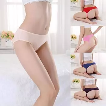 Женские сексуальные трусики с открытой попкой и открытой спиной, стринги, нижнее белье