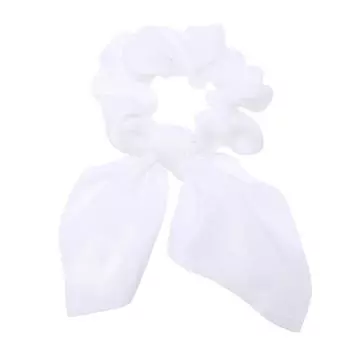 Женские шелковые резинки для волос, эластичные резинки для волос, ушки кролика, цветочный леопардовый принт, повязка для волос, резинки для волос для хвостика, аксессуары для девочек