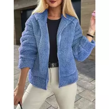 Женские шерстяные куртки и пальто с капюшоном на осень-зиму. Женская модная верхняя куртка. M хаки