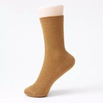 Женские шерстяные носки Qinghe Cashmere 50% Mulberry Silk 50% Wool Осенние и зимние шерстяные носки мягкие и теплые чёрный