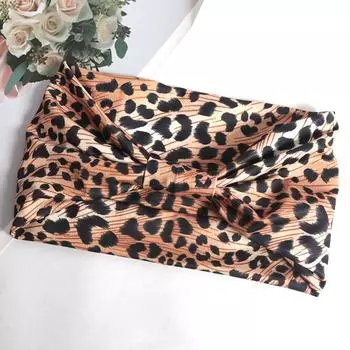 Женские широкие эластичные резинки для волос для пилатеса, повязка на голову для йоги с леопардовым принтом, тюрбан для бега, езды на велосипеде, макияжа, обруч для волос для макияжа, повязка на голову для макияжа