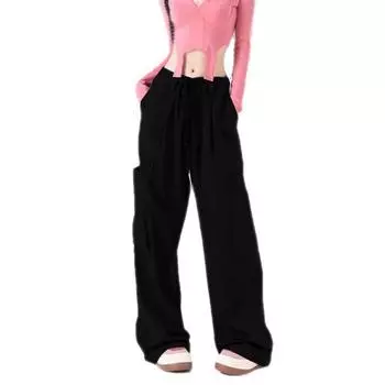 Женские широкие брюки Женские брюки с широким карманом 2XL
