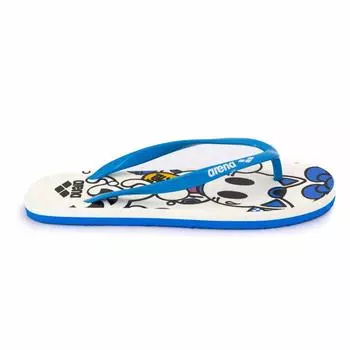 Женские шлепанцы белого цвета для кроля ARENA