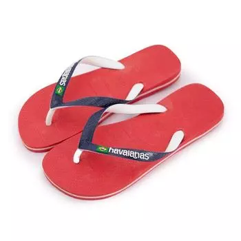 Женские шлепанцы без принта HAVAIANAS 35/36 оранжевый