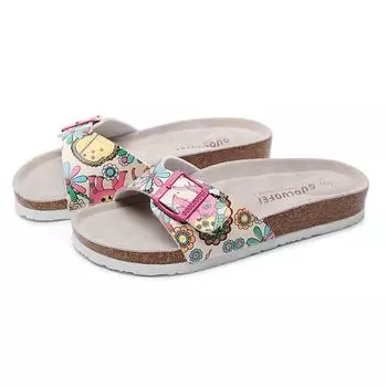 Женские шлепанцы с одним ремешком, повседневные туфли без застежек с открытым носком, пляжные сандалии для отдыха на природе 36