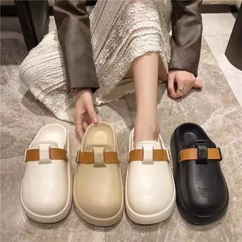 Женские шлепанцы, Женские шлепанцы, Женские шлепанцы, Ношение сандалий на улице 36-37 белый