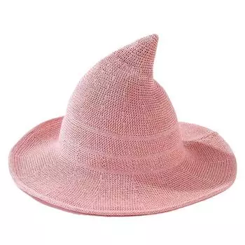 Женские шляпы Кепки на Хэллоуин Шляпа ведьмы Шляпа мага Шляпа ведьмы Шерстяная шляпа волшебника