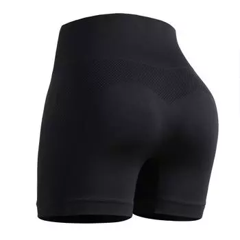 Женские шорты для йоги, бесшовные спортивные колготки с высокой талией, леггинсы для фитнеса S вино красного