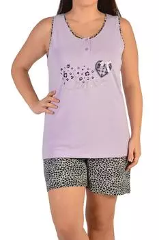 Женские шорты, пижамный комплект, лайкра с короткими рукавами и карманами большого размера