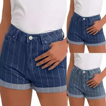 Женские шорты в ковбойском стиле с ручным износом, модные шорты с дырками и отбортовкой M