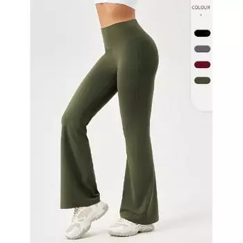 Женские штаны для йоги, фитнеса, активного отдыха, однотонные, повседневные, для бега, тренировок, эластичные, быстросохнущие, облегающие спортивные штаны S чёрный