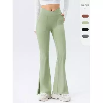 Женские штаны для йоги, фитнеса, активного отдыха, однотонные, повседневные, для бега, тренировок, эластичные, быстросохнущие, облегающие спортивные штаны S чёрный