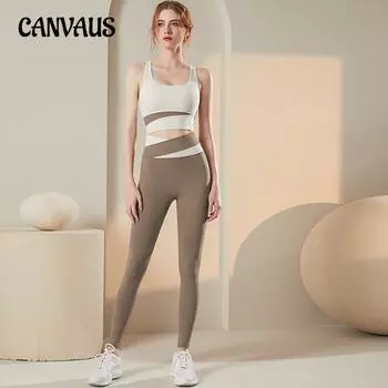 Женские штаны для йоги с цветными блоками, высокой талией, обтягивающие, приподнимающие бедра, быстросохнущие, персиково-телесного цвета, фитнес-штаны S кофейный