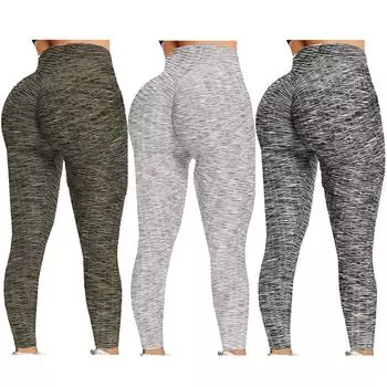 Женские штаны для йоги с высокой талией для упражнений на подъем бедер, фитнеса, бега и йоги XXL