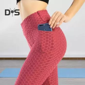 Женские штаны для йоги с высокой талией, поддерживающие живот, обтягивающие, эластичные, мягкие, дышащие, с карманом для телефона, обтягивающие, компрессионные, для бега, тренировок, для женщин, спортивные XL