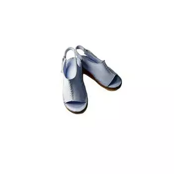 Женские синие кожаные сандалии Новые летние удобные дышащие повседневные качественные стильные легкие сандалии