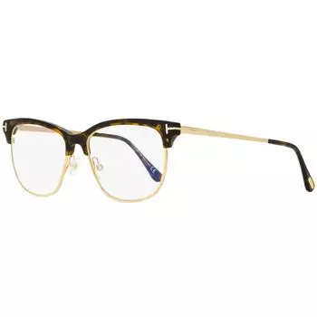 Женские синие очки Tom Ford TF5546B 052 Гавана, золото 54 мм 052