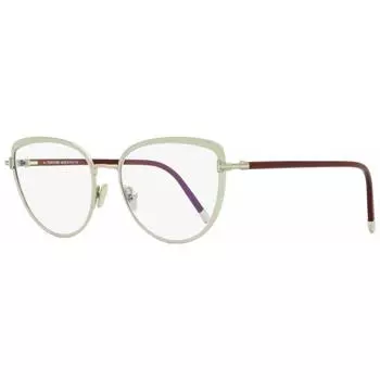 Женские синие очки Tom Ford TF5741B 016 Палладиевые бордовые 55 мм 016