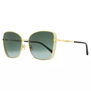 Женские солнцезащитные очки-бабочки Jimmy Choo Alexis 0009O Золотые Черные 59 мм 0009o