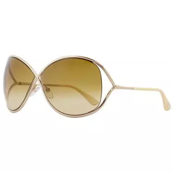 Женские солнцезащитные очки-бабочки Tom Ford TF130 Miranda 28F цвета слоновой кости 68 мм 28f