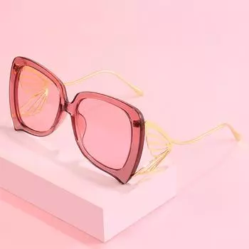 Женские солнцезащитные очки большого размера, модные новейшие квадратные солнцезащитные очки с бабочкой, хит продаж, высокое качество culos UV4 as picture
