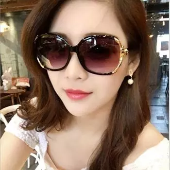 Женские солнцезащитные очки Camellia с полыми точками, очки Rose Tide с большой оправой, модные солнцезащитные очки