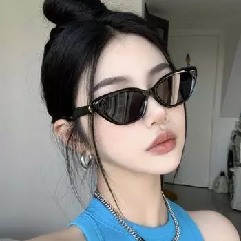 Женские солнцезащитные очки «кошачий глаз», летние расширенные солнцезащитные очки с защитой от ультрафиолета, очки для близорукости