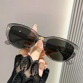 Женские солнцезащитные очки «кошачий глаз», роскошный дизайн, солнцезащитные очки, модные солнцезащитные очки UV400 в стиле хип-хоп, модные вечерние очки для женщин