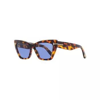 Женские солнцезащитные очки «кошачий глаз» Tom Ford TF871 Wyatt 55V Vintage Havana 56mm 55v