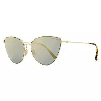 Женские солнцезащитные очки «кошачий глаз» Tom Ford TF1005 Anais 02 32C Gold Honey Havana 62 мм 32c