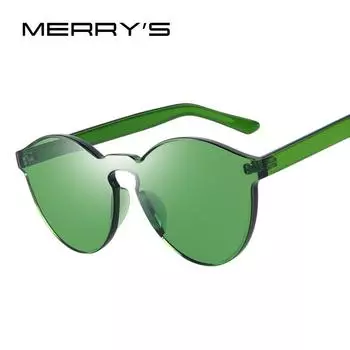 Женские солнцезащитные очки MERRY S с кошачьими глазами, интегрированные очки S 703