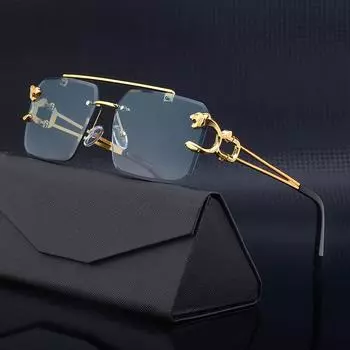 Женские солнцезащитные очки, модные прямоугольные мужские солнцезащитные очки, металлические солнцезащитные очки класса люкс 2021 года, классические очки Oculos Masculino UV400
