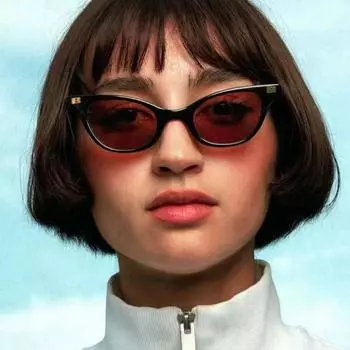 Женские солнцезащитные очки, новые модные солнцезащитные очки «кошачий глаз» в маленькой оправе с защитой от ультрафиолета