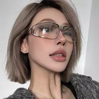 Женские солнцезащитные очки, полые металлические новые персонализированные модные очки Spice Girl, защита от солнца, пляжные, вождение, путешествия, мужские солнцезащитные очки