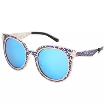 Женские солнцезащитные очки Punk Street Shooting Retro Солнцезащитные очки Женские солнцезащитные очки для отдыха на пляже зелёный