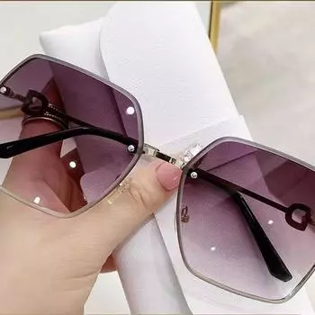 Женские солнцезащитные очки с двойным лучом и солнцезащитным козырьком One Size