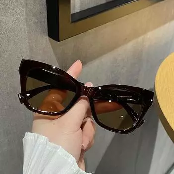 Женские солнцезащитные очки с двойным лучом и солнцезащитным козырьком One Size