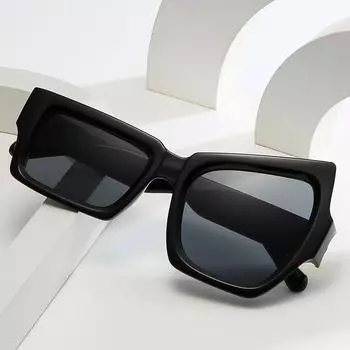 Женские солнцезащитные очки с двойным лучом и солнцезащитным козырьком One Size