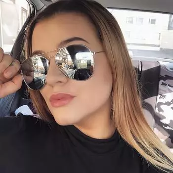 Женские солнцезащитные очки с двойным лучом и солнцезащитным козырьком One Size