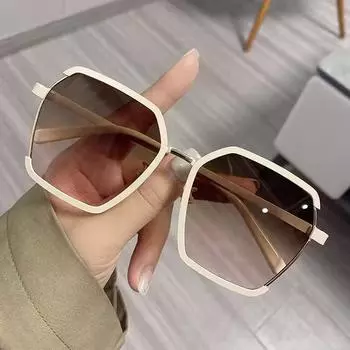 Женские солнцезащитные очки с двойным лучом и солнцезащитным козырьком One Size