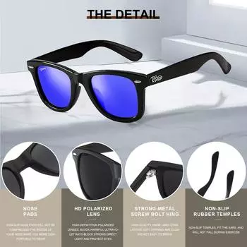 Женские солнцезащитные очки Солнцезащитные очки для мужчин и женщин Модные ретро зеркальные линзы для вождения рыбалки Защита UV400