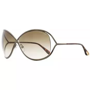 Женские солнцезащитные очки Tom Ford TF130 Miranda 36F Dark Bronze Havana 68mm 36f