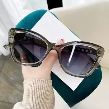 Женские солнцезащитные очки в оправе «кошачий глаз» с цепочкой Advanced Sense Online, знаменитости, простые индивидуальные солнцезащитные очки Tik Tok Xiaohongshu