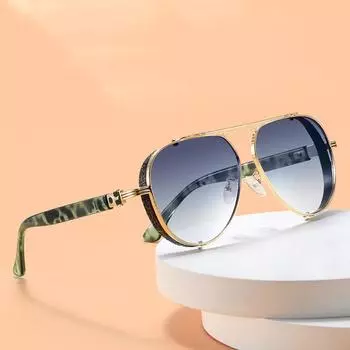 Женские солнцезащитные очки в овальной оправе в стиле ретро UV400