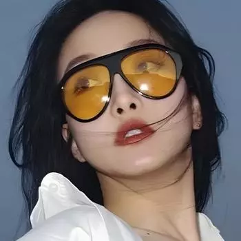 Женские солнцезащитные очки в винтажном стиле, гладкие, с защитой от ультрафиолета, для отдыха на пляже, для активного отдыха