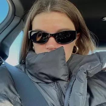 Женские солнцезащитные очки Защита от солнца Защита от ультрафиолета Мода Личность Ретро Y2g Хип-хоп Солнцезащитные очки «кошачий глаз» Уличная стрельба Очки для вождения