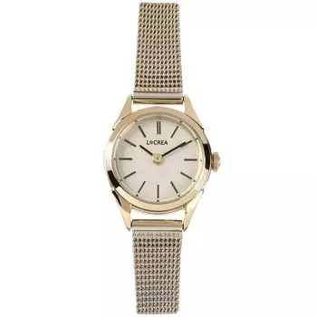 Женские солнечные часы LeClair Mesh [LCREA] LC2001-GP, сделано в Японии (RONDE/Золото, Пояс/LC2001-GPMGP)